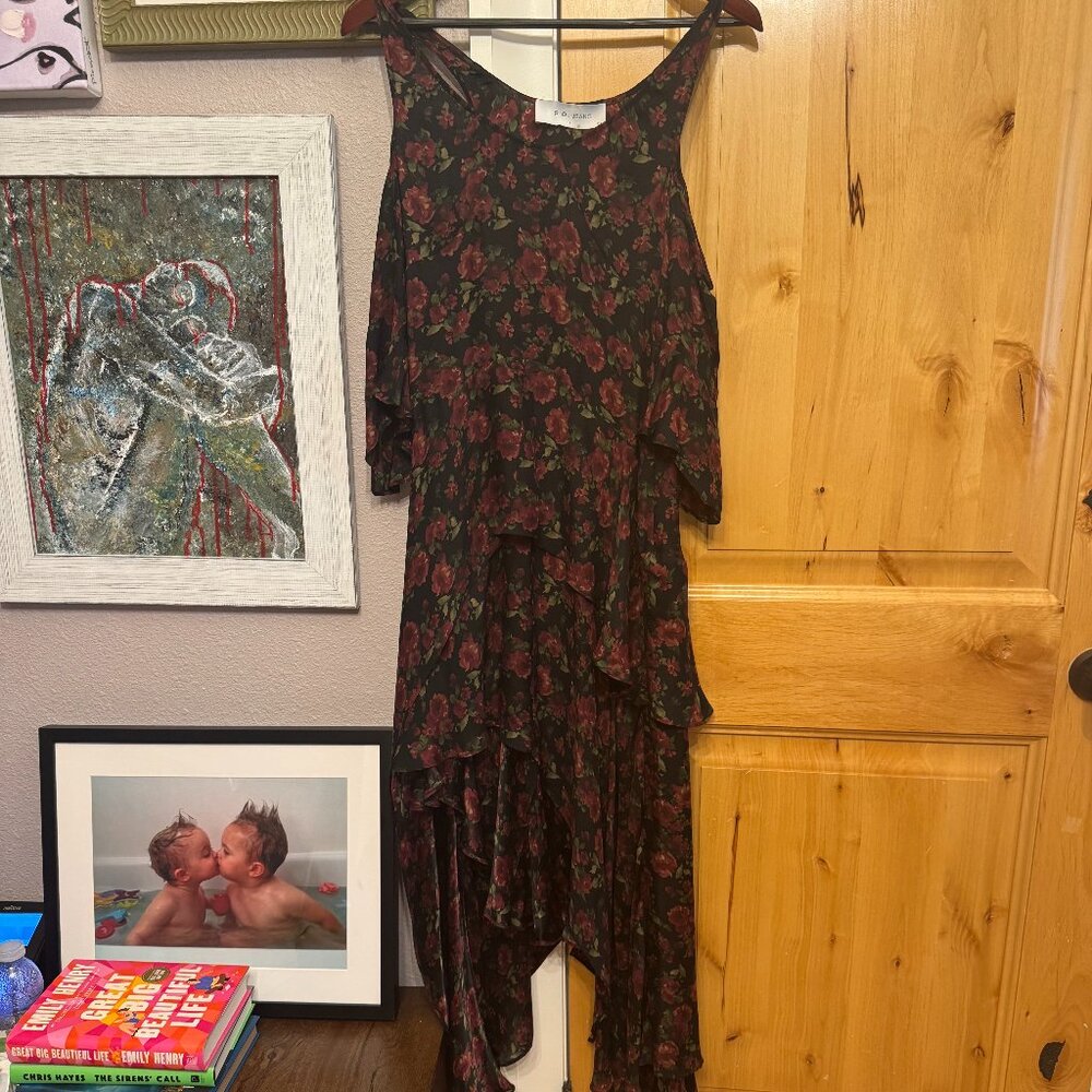 IRO Layered Silk Tiered Dress XS